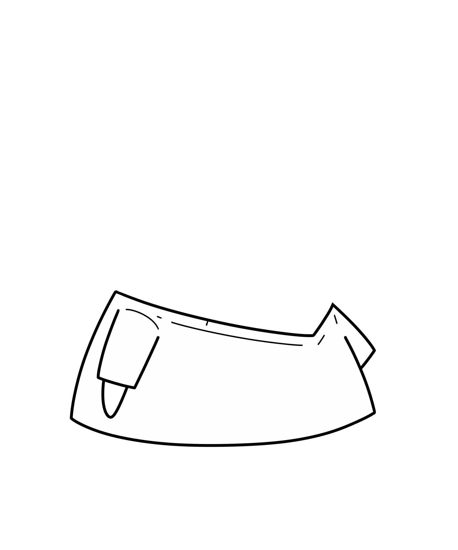 White V-Neck